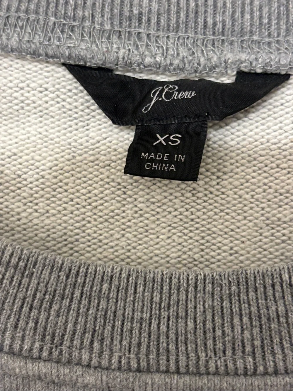 J. Crew Gray 'Jackson Hole' Crewneck Sweatshirt
